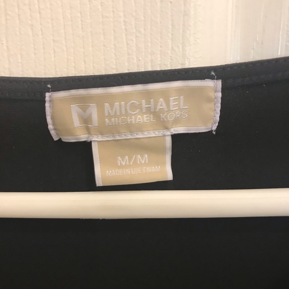 Black Tank Top with Silver Zipper Accent - Picture 4 of 4